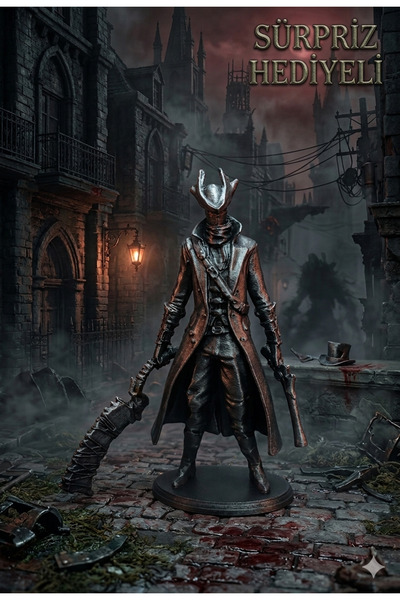 MythicPrint Studio Bloodborne Hunter / Figür 18 cm