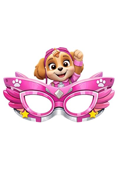 Partiden Paw Patrol Skye Karton Parti Maskesi 6 Adet