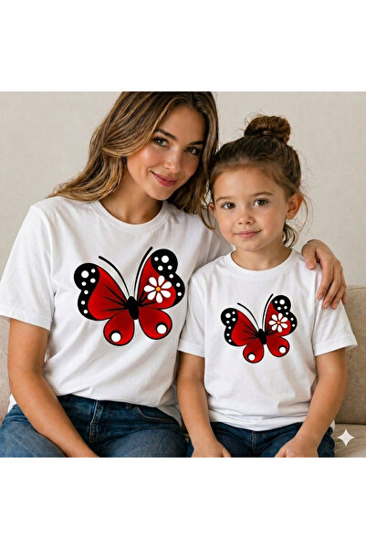 VODEXA Tricou supradimensionat pentru mamă și copil, combinație de tricouri, ...