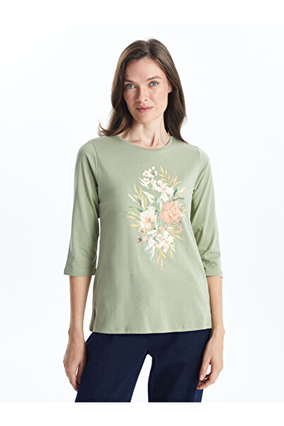 LC Waikiki Crew Neck Floral Women's Blouse