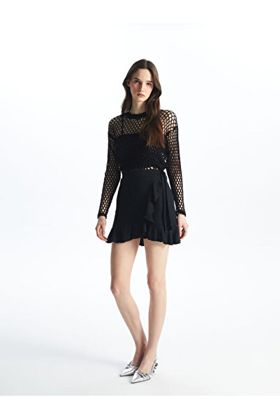 LC Waikiki Women's Elastic Waist Straight Skirt