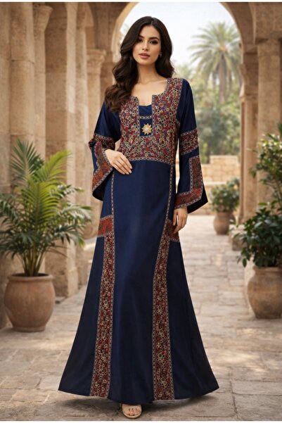 ASIAN Chiffon Jalabiya Women's Jalabiya with Elegant Oriental Design