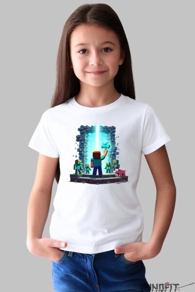 GILDAN Tricou Minecraft Kendama Aventuri Luminoase