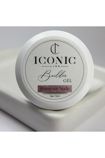Iconic Line Builder Gel - Shimmer Nude - 15 ml