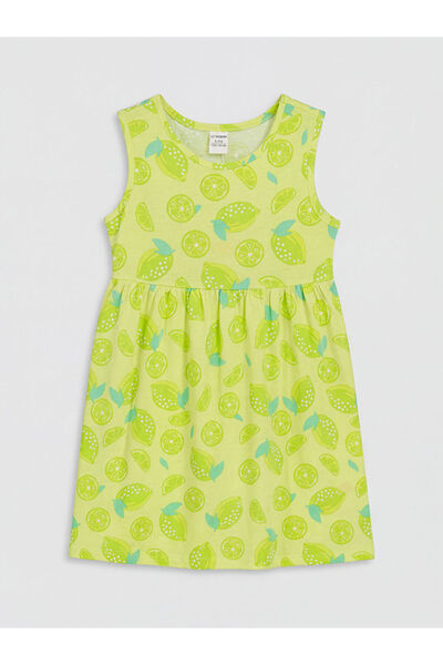 LC Waikiki Esvab • Modern & Distinctive Zero Roba Collar Printed Girls' Dress