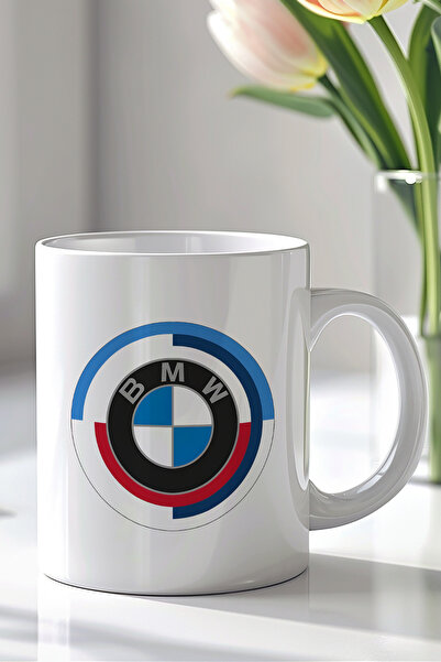 Mio Life كوب سيراميك أبيض بسعة 330 مل من تصميم BMW مطبوع