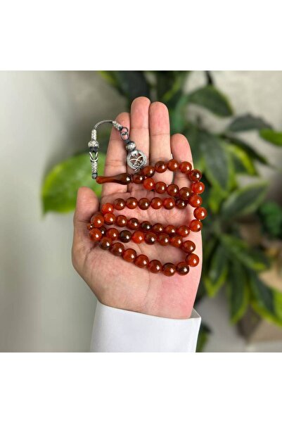 OEMS سبحة فاتوران أحمر بعرق أسود