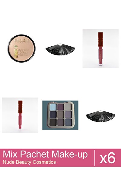 Makeup Mix Set 6 products Makeup Palettes: DoDo ROSE Eyeshadow Palette 8g, 02...
