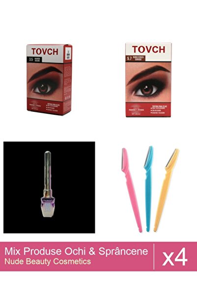 Makeup Set Mix 4 produse Rimel Sprancene: Vopsea sprancene , Nuanta 3.5., Set...
