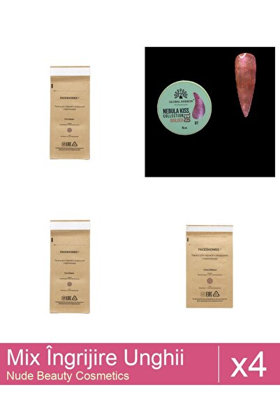 Makeup Set Mix 4 produse Ingrijire Unghii: Pungi sterilizare instrumentar Fac...