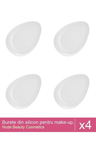 Makeup Set 4x Burete din silicon pentru make-up, transparent