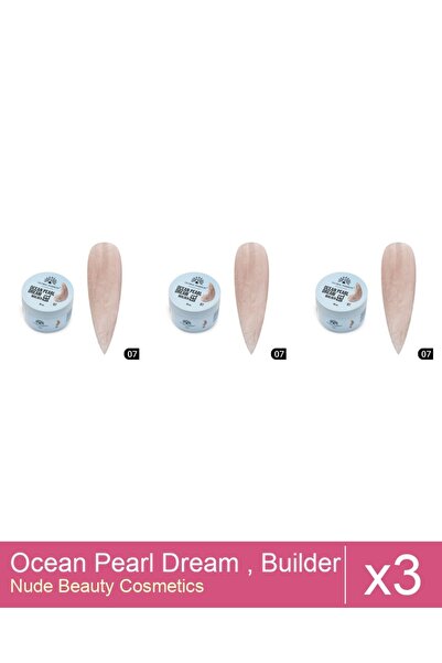 Makeup Set 3x Ocean Pearl Dream , Builder Gel , 15 g , Nr 07