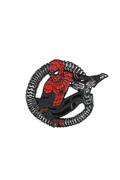 choice2 XZ179 Creative cartoon brooch, cute and funny Spider-Man enamel pin, ...