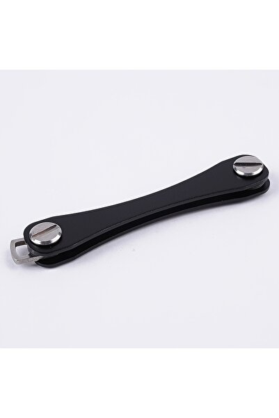 Choice Black 1pc Stylish and Durable Metal Key Holder Keychain - Keep Your Ke...