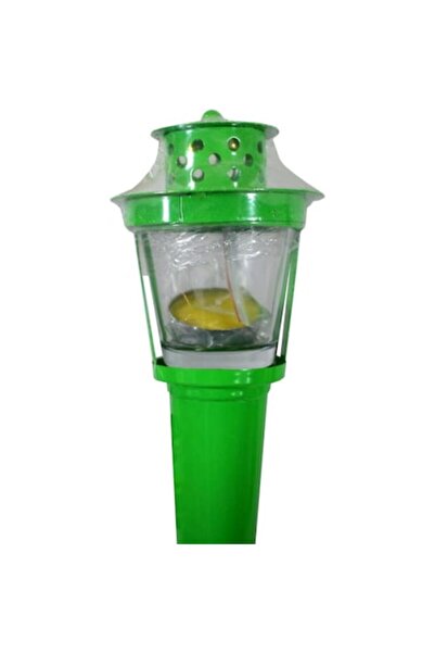 Goliat Torță metalică cu citronella pentru exterior, Goliat, 36cm, verde