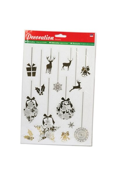Goliat Set of 3D decorative reindeer stickers, Goliat, multicolor