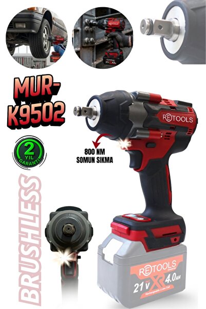 RETOOLS MUR-K9502 BORDO 800 NM TORKLU KAFA