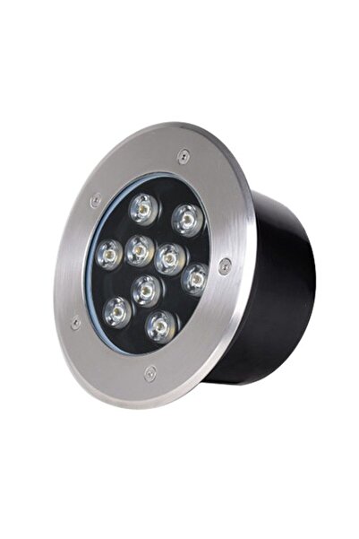 DELIGHT LED floor spotlight 9W=45W, Ã˜160mm, 6400K, cold light