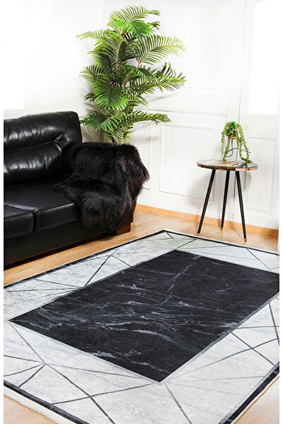 halinet Halı.Net White Classic Washable Non-Slip Living Room Carpet Haln-Hln1532