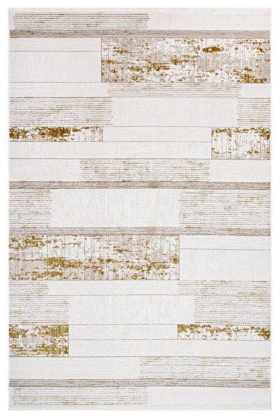 halinet Halı.Net White Vintage Antique Washable Living Room Carpet Lxs-Valeri...