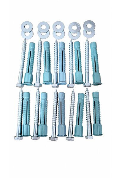 Han-Er Ticaret Klima Dış Ünite Tuğla Dübel+Vida Seti | Dübel: 12×80 mm | Trif...