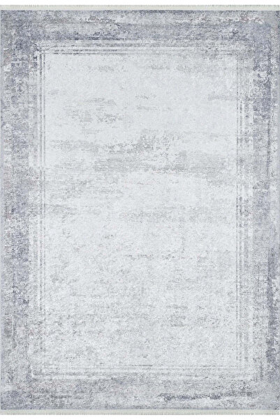 halinet Halı.Net White Modern Washable Non-Slip Living Room Carpet Haln-Hln1761