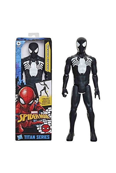 Marvel Classic Hero Titan Serisi Aksiyon Figürü 30 Cm Black Suit Spider Man G...