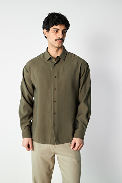 Mesfeno Oversize Bellows Modal Shirt