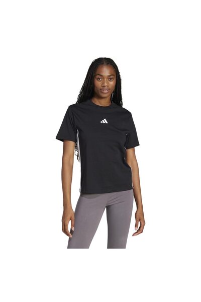 adidas Γυναικεία Βασικά: Βαμβακερό Μπλουζάκι με 3 Ρίγες, Μέγεθος S