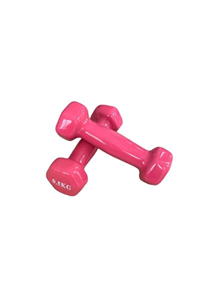 SLİPT 2’li Vinyl Dambıl Seti 0,5 KG x 2 – Evde Fitness & Pilates İçin Vinil Kaplı Demir Dambıl