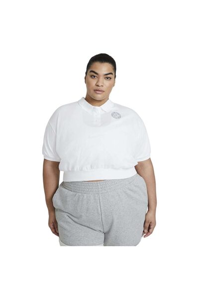 Nike Femei& # x27;s Top scurt cu mânecă scurtă L