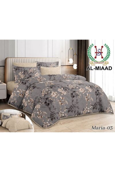 ALMIAAD Summer Cool Microfiber Double Bed Sheet Set 6Pcs Bedsheet Set 6 Piece...