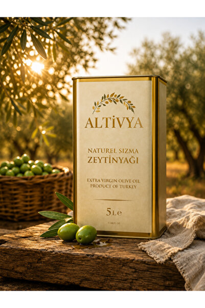 Altivya Naturel Sızma Zeytinyağı 5L Teneke
