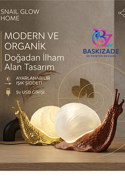 baski.zade Egzotik Salyangoz Lamba