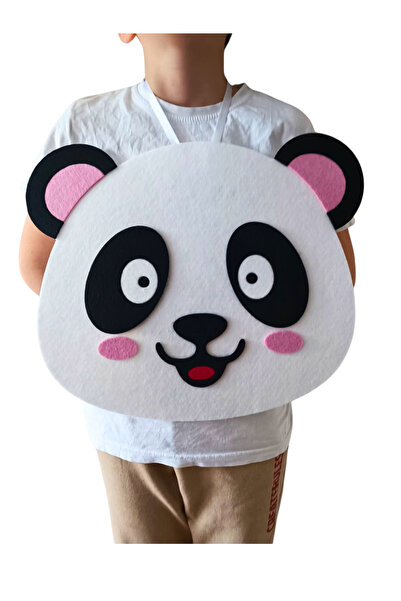 KECENGUZELTASARIM 1 adet Keçe Hayvan Kostümleri, Panda Kostüm, Okul Öncesi, A...