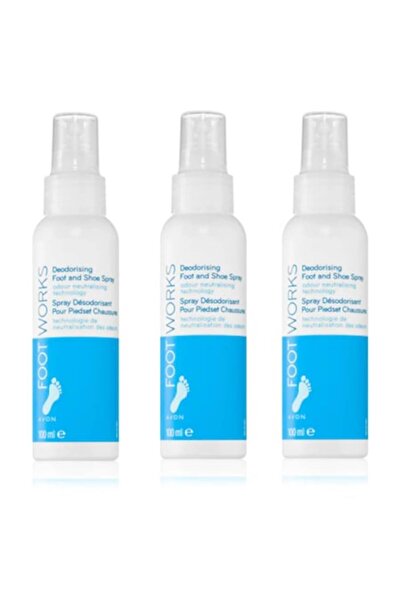 AVON Set de 3 spray-uri pentru picioare și încălțăminte pentru neutralizarea ...