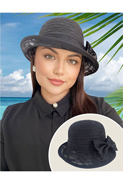 Confortino Luxury women's organza hat - ONE size, ADJUSTABLE