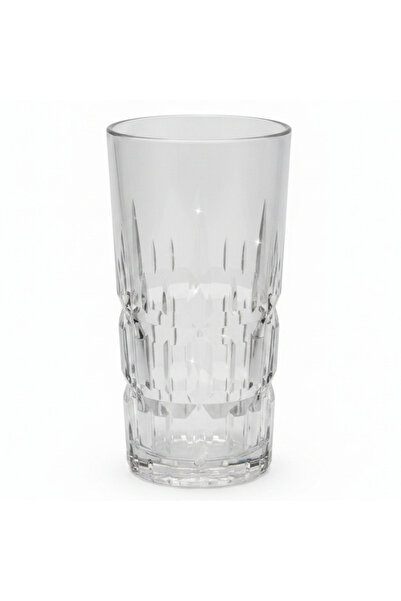 AKDC Diamond Cut Clear Acrylic Tumbler Glass - Premium Crystal Style Design D...