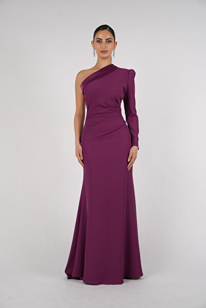 Opera Fashion فستان ناعم ستان وكريب بتصميم أنيق