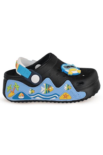 Civil Size 25-30 Men's Slippers - Black