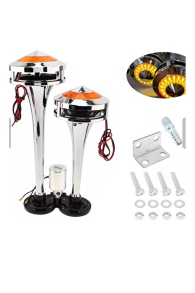Led Light Alex Horn with 2 trumpets and LED 12 V-24 V