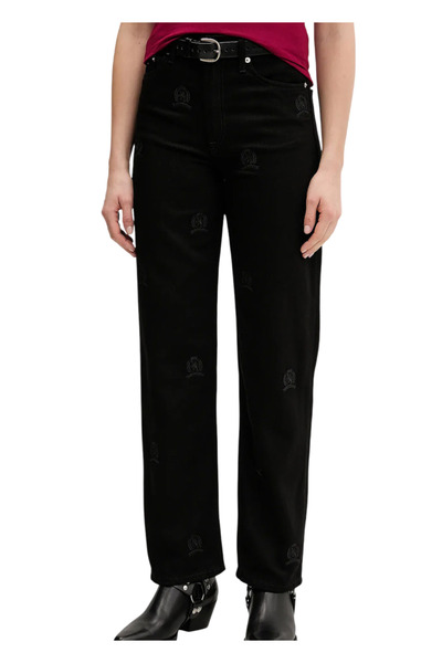 Tommy Hilfiger Γυναικείο Layla Slim Τζιν Μαύρο Tommy Jeans DW0DW22731-1BZ