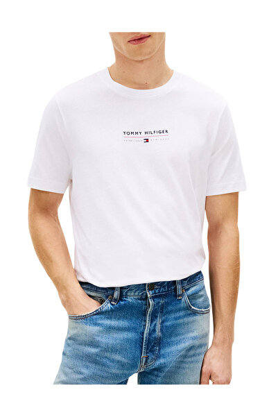 Tommy Hilfiger Ανδρικό T-shirt Λευκό MW0MW42363-YBR
