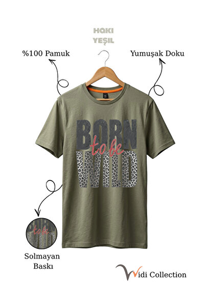 The Baski تي شيرت Born To Be Wild بنمط الفهد من Born To Be Wild مصنوع من القط...