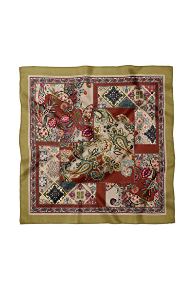 Sultan İpek Ethnic Patterned Scarf / Bandana 50X50Cm
