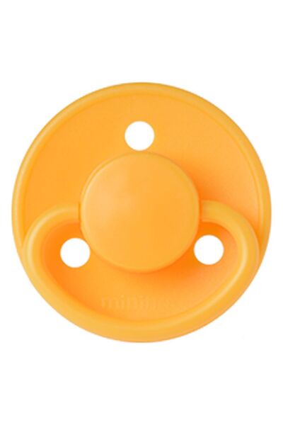 Mininor - Round Latex Pacifier 6M+ - Sunflower