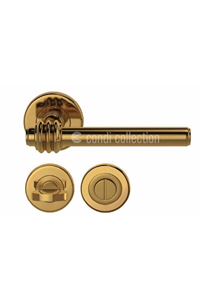 Condi Collection مقبض باب نحاسي ذهبي اللون PVD موديل 2002