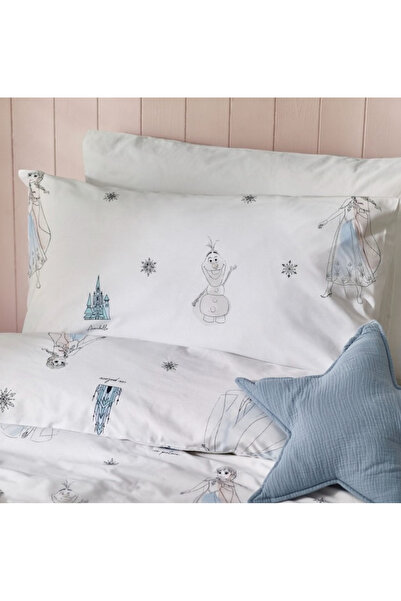 Zorluteks Taç Out Elsa Patterned 100% Cotton Fabric 1 Piece Pillowcase 50X70 ...