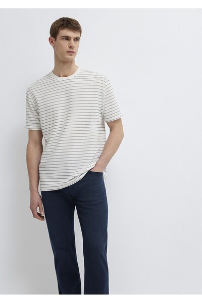 Mavi Striped T-Shirt Off-White