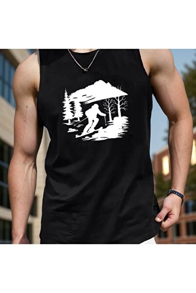 valeriae bellanova Tricou fără mâneci pentru bărbați, supradimensionat, cu de...